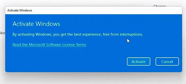 Active windows 11